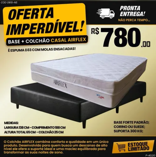 Base com Colchão Airflex
