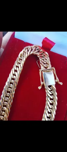 Pulseira de ouro 18k semi nova