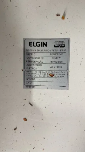 Evaporadora 60mil Btus
