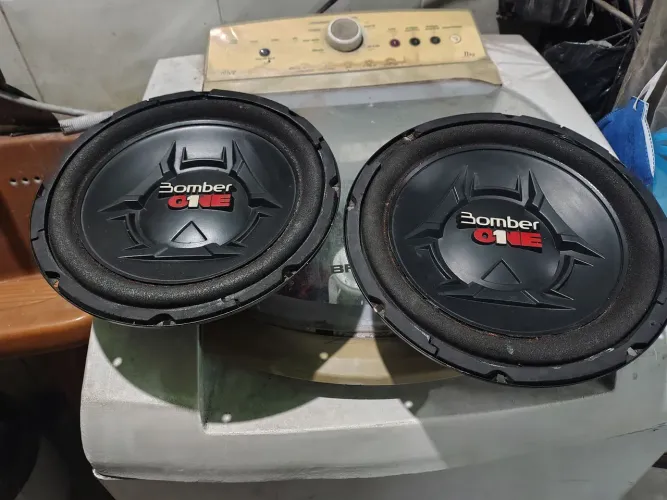 Par de alto falante de 10 polegadas Bomber sub 200 w