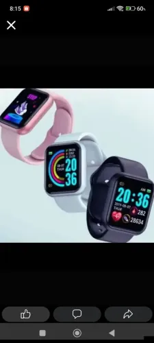 Relogio smartwatch rosa
