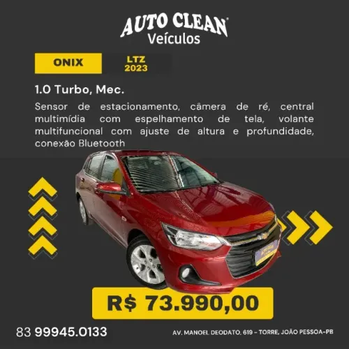 Chevrolet Onix Hatch LTZ 1.0 12V TB Flex Mec. 4P 2023