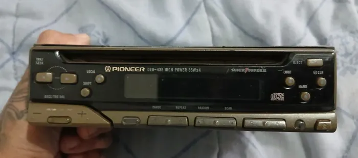 Rádio pionner deh 436.Todo original, lâmpada normal