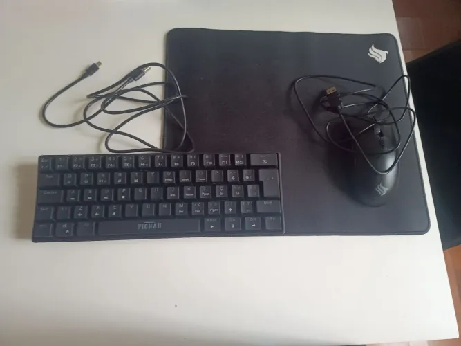 Teclado e mouse kit