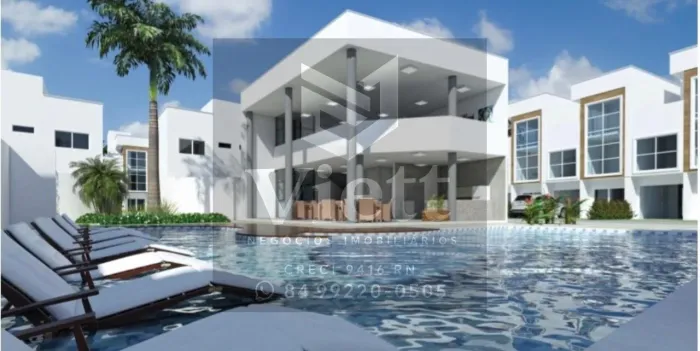 Casa de luxo em condomínio para locação em Parnamirim-RN, Parque das Nações - 3 quartos, 3