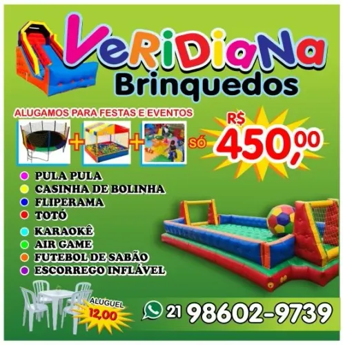 Alugueis de brinquedos para seu evento