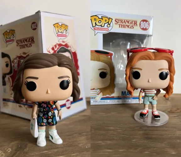 Funko Pop Stranger Things Eleven e Max 
