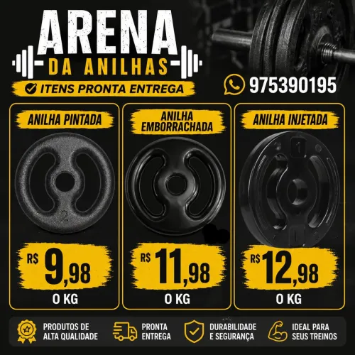 Anilhas para barra