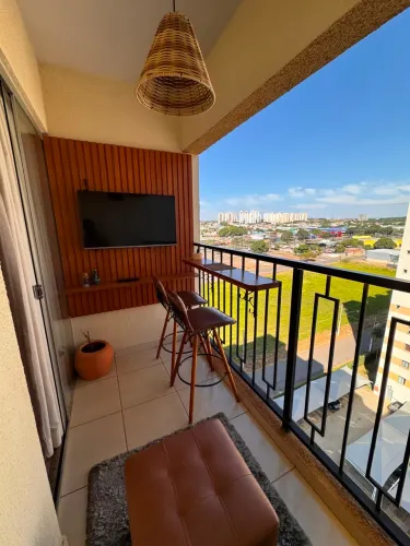 Linda apartamento 2/4 todo mobiliado setor Eldorado Parque