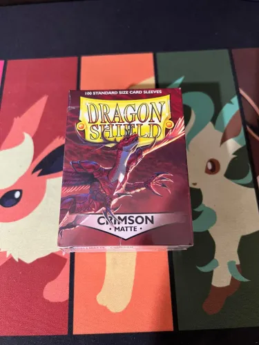 Sleeves Dragon Shield Matte - Crimson