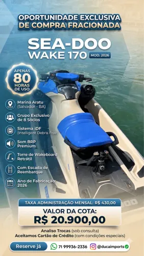 Jetski seadoo wake 170
