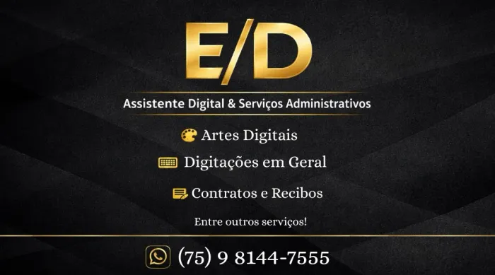 Serviços digitais e administrativos.