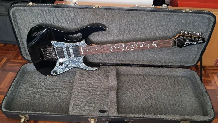 Ibanez JEM 555BK Gotoh + DiMarzio + Traste inox