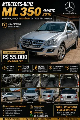 Mercedes-Benz ML-350 3.0 V6 4X4 Diesel 2010