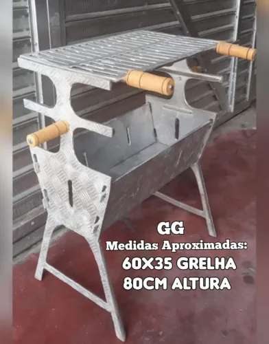 Churrasqueira de aluminio