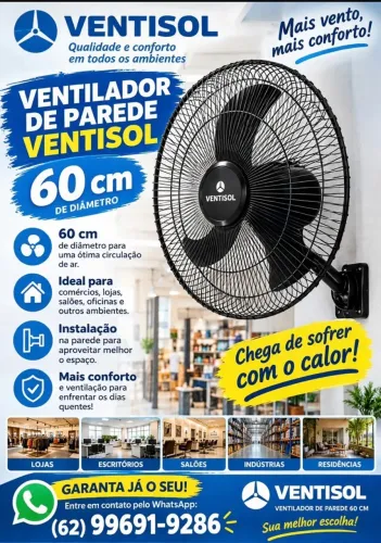 Ventilador parede