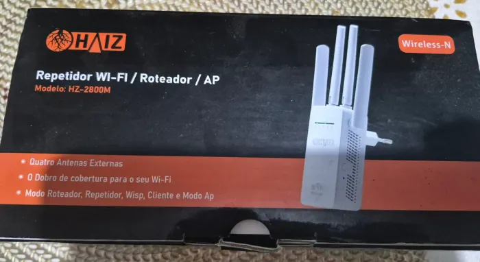 Repetidor Wifi 2800m 4 Antenas Amplificador Sinal Roteador