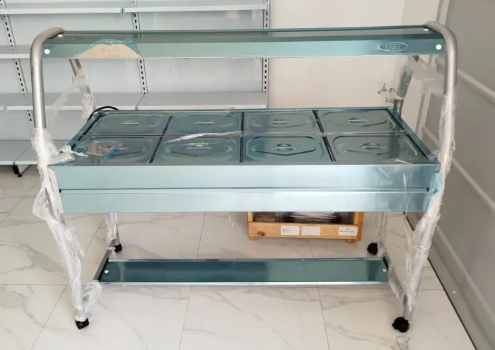 BUFFET TÉRMICO 8 CUBAS IBET  (SELF SERVICE)