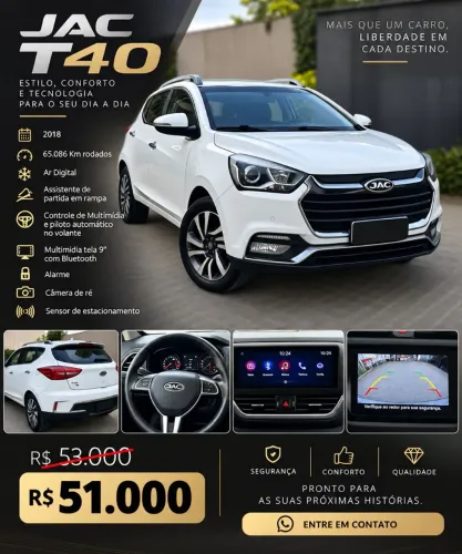 JAC T40 1.5 Jet Flex 16V 5P Mec. 2018