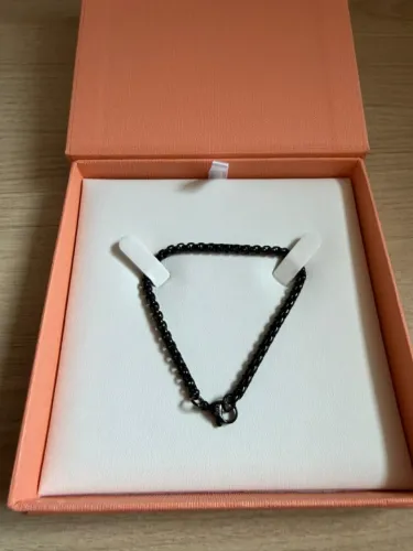 Pulseira Masculina Vivara Life em Aço Preto