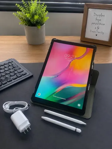 Samsung Galaxy Tab A 10.1 32GB + Capa + Case + Carregador + 2 Canetas | Excelente Estado
