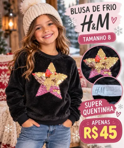 Blusa de Frio H& M 8 anos