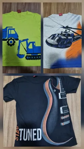 Lote camisetas manga curta
