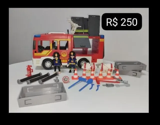 Carro de Bombeiros Playmobil
