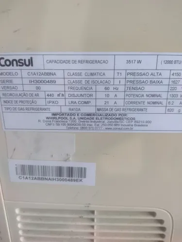 Ar-condicionado portátil 12000Btus Consul