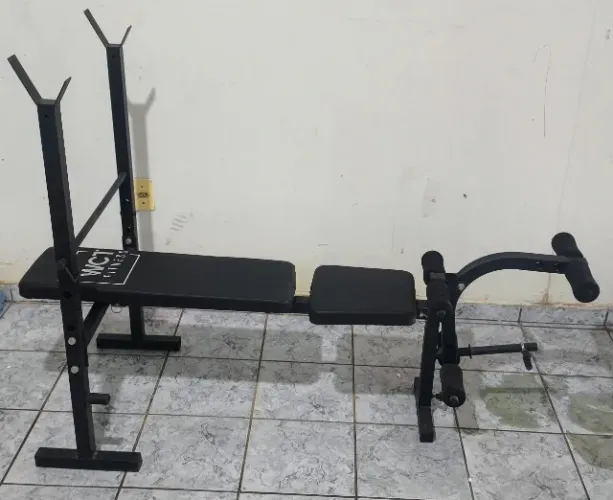 Banco De Supino Aparelho de Musculação Academia Em Casa Ginástica Wct Fitness