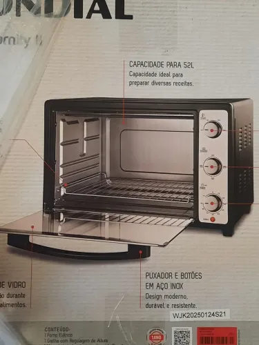Forno Elétrico Mondial 52 litros 220 volts