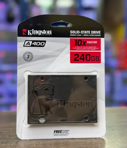 SSD 240GB KINGSTON APARELHO NOVO, LACRADO!