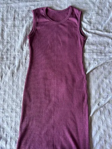 vestido MIDI roxo