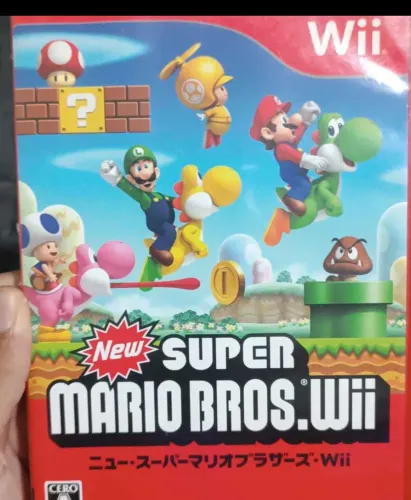 New Super Mario Bros Wii Japonês completo