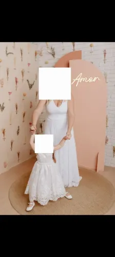 Vestido Branco em Renda