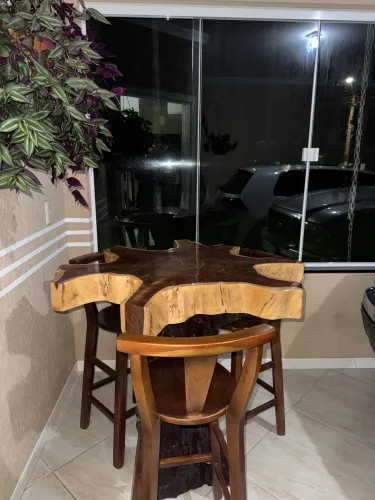 Mesa gourmet rústica 