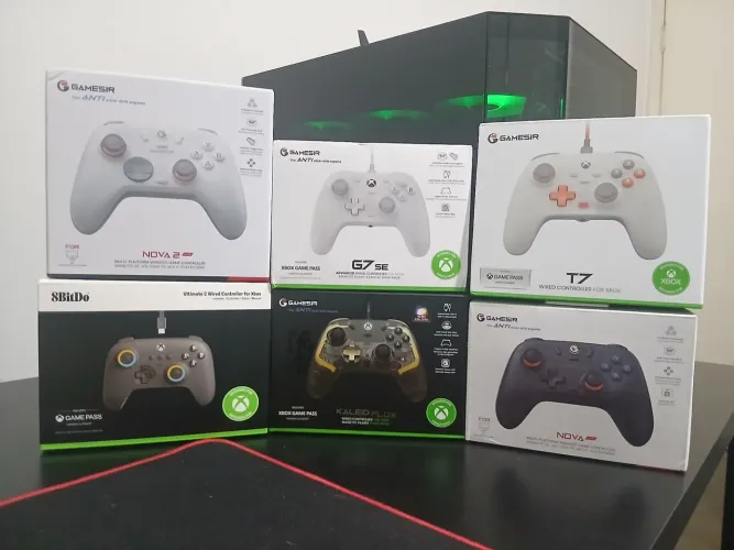Controles 8BitDo e GameSir para Xbox e PC / Switch