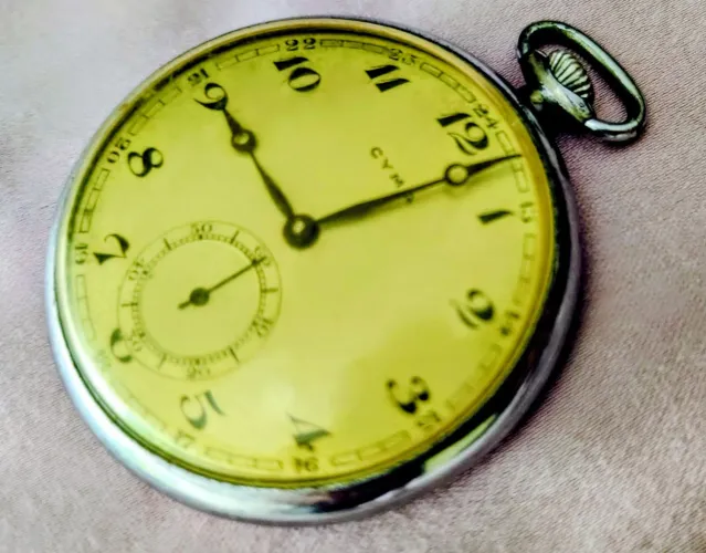 RELÓGIO SUÍÇO DE BOLSO da Famosa Marca CYMA 1910 a 1940