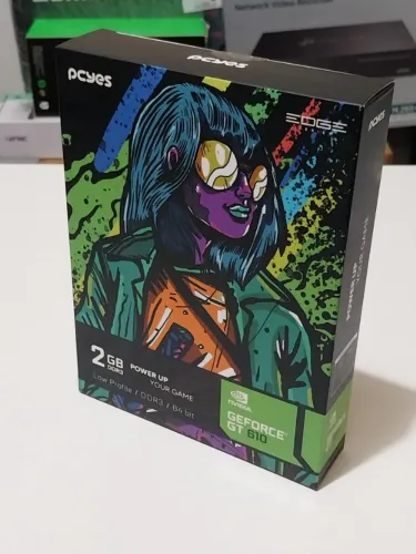 Placa De Vídeo Pcyes Nvidia Geforce Gt 610 Com 2gb De Memória Gddr3 Lacrado
