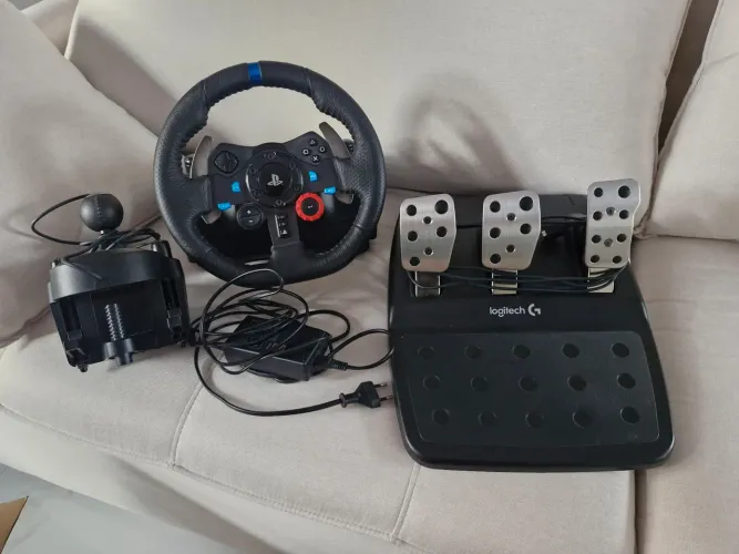 LOGITECH G29 + CÂMBIO PRATICAMENTE NOVO