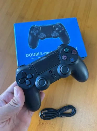Controle Sem Fio para PS4 e PC - Preto com Touchpad
