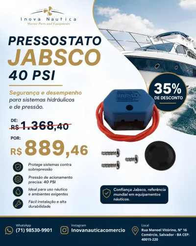 Pressostato jabsco 40 PSI