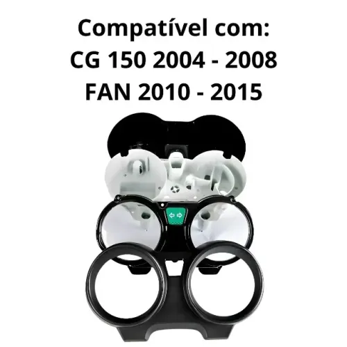 Carcaça Painel Completo CG Titan 150 2004-2008 / Fan 125 2009-2015 Nova