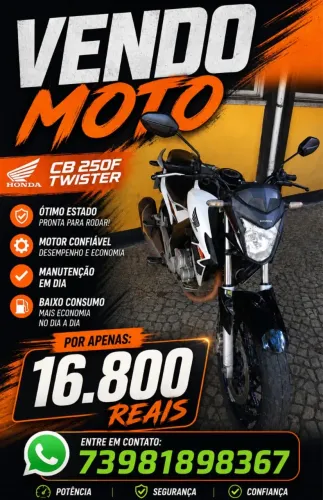 HONDA CB TWISTER À VENDA.