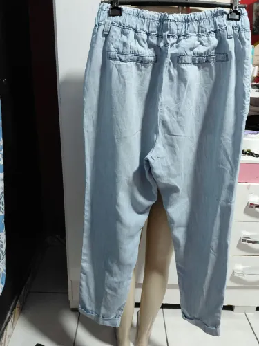 Calça feminina malha fria