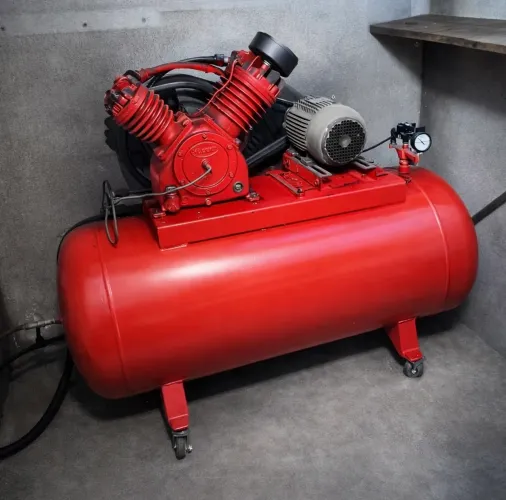 Compressor de Ar 300L Bi-Pistão Alta Vazão - Funcionando Perfeito