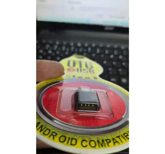 Conector 0tg tipo v8 conexão usb 