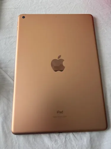 Apple ipad ?8 geraç?o + capa + carregador , rosa ?sem arranhões