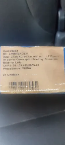 Kit embreagem Lifan X60 2015 