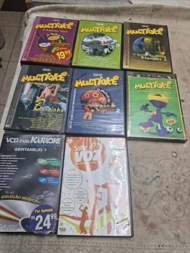 dvd karaokê. valor unitario 